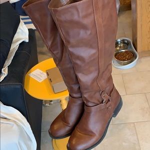 Tall Brown Boots! (Wide Calf)